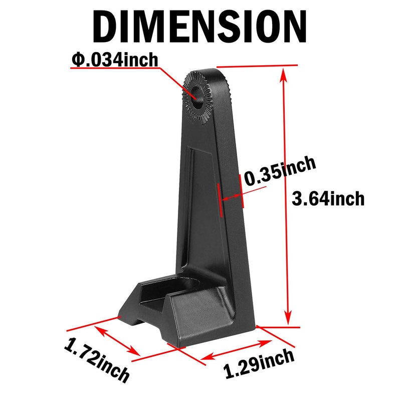 Muto-Beam Side Mounting Brackets, Muto-Beam Universal Side Bracket for LED Pods Light Bar Bracket Double Row Light Bar Brackets with Rubber Pad for Truck ATV UTV SUV Boat - Image 5